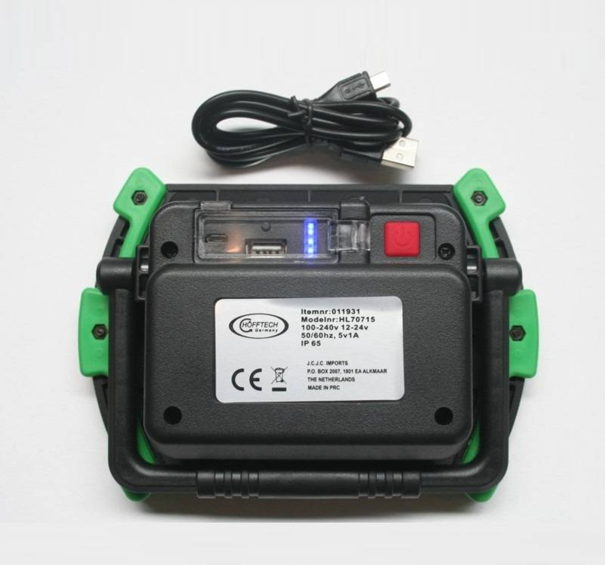 Oplaadbare LED werklamp met powerbank