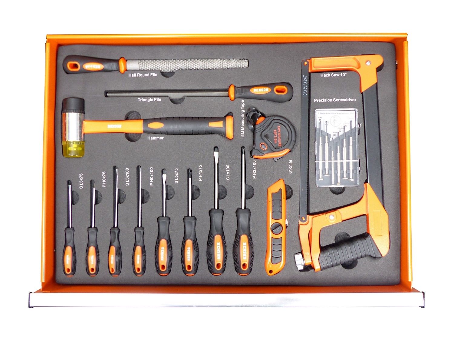 Gereedschaptrolley, gevuld