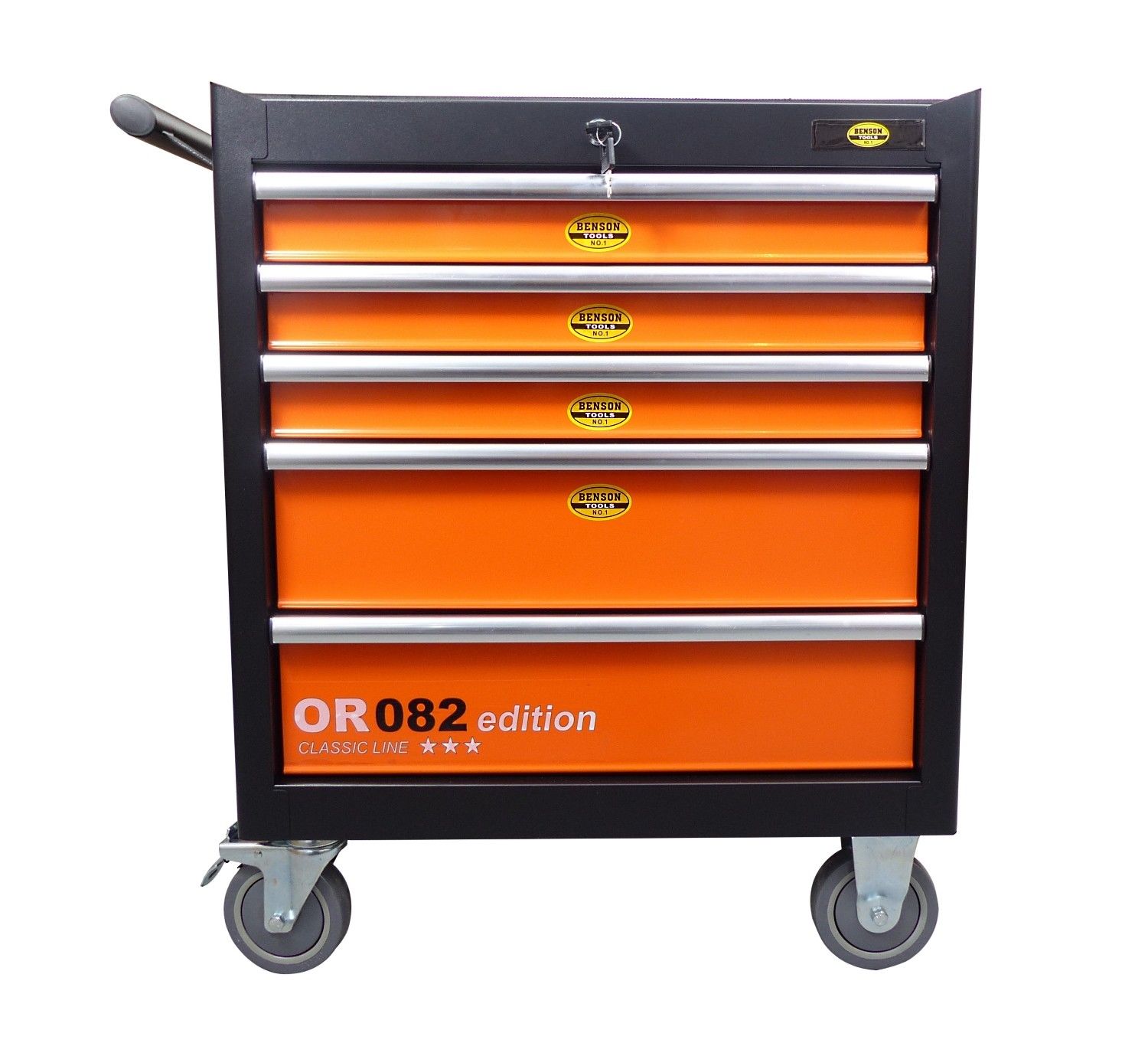 Gereedschaptrolley, gevuld