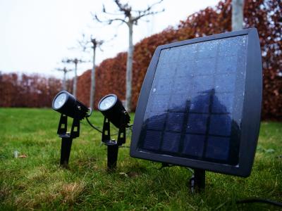 LED solar spotset