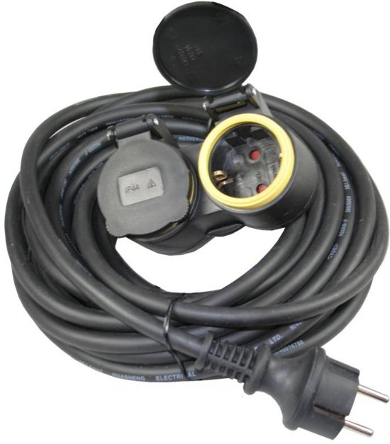 Verlengsnoer met duo-socket