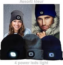 Muts met LED verlichting