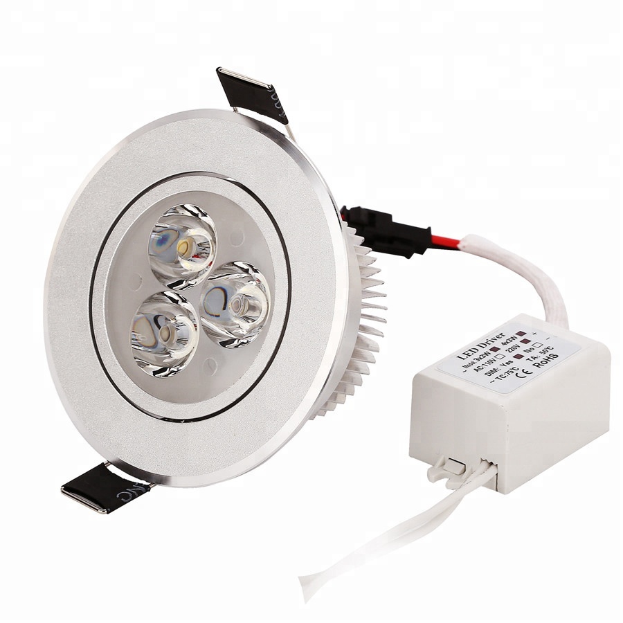 LED inbouwspot, 3watt
