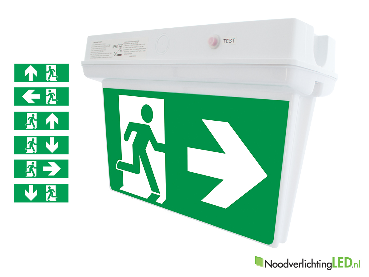 LED noodverlichting.