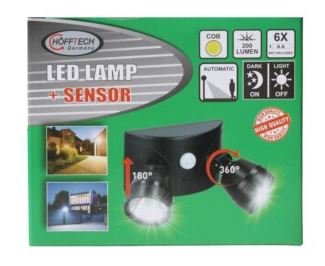 LED veiligheidslamp met sensor
