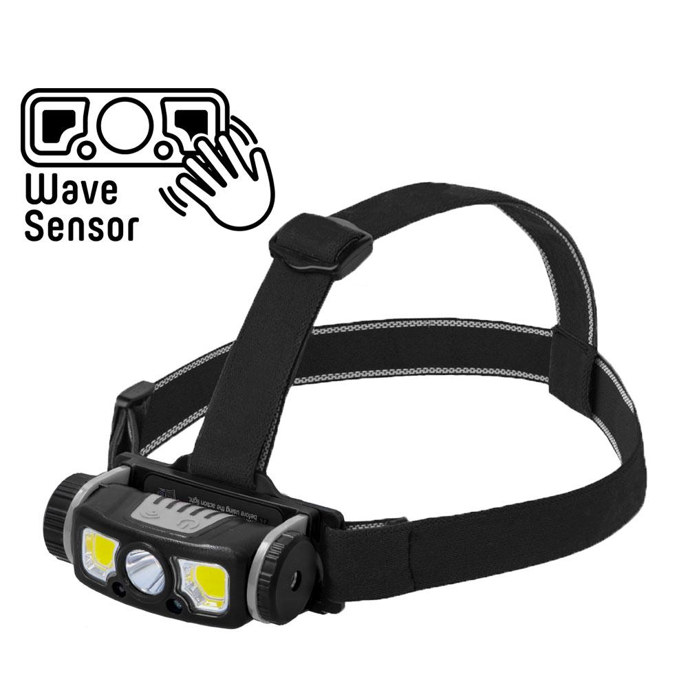 Oplaadbare hoofdlamp 250 lumen