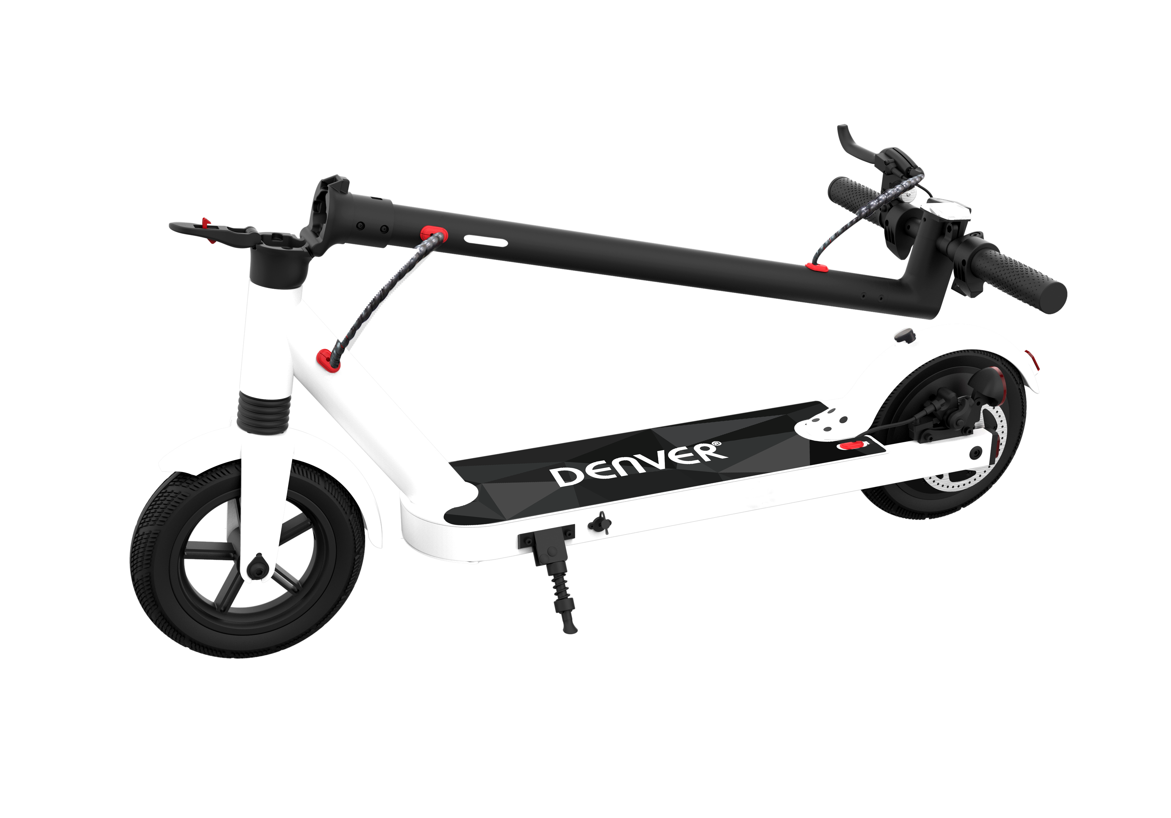 Denver elektrische step 8,5", wit