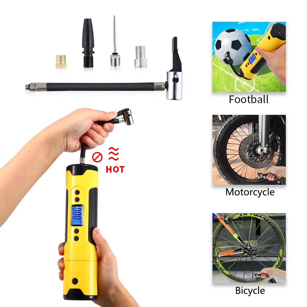 Oplaadbare minicompressor