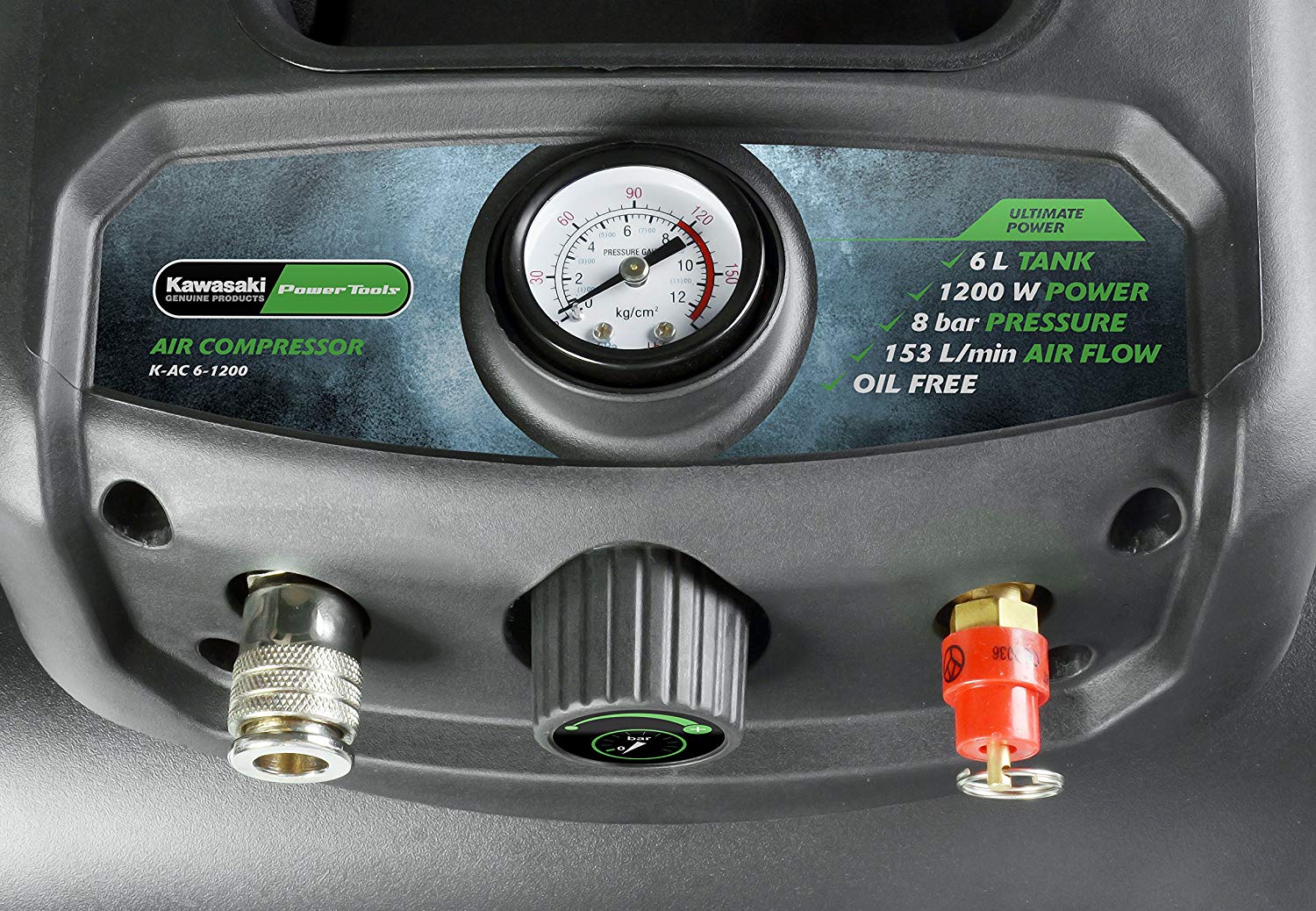 Kawasaki compressor + accessoires pakket